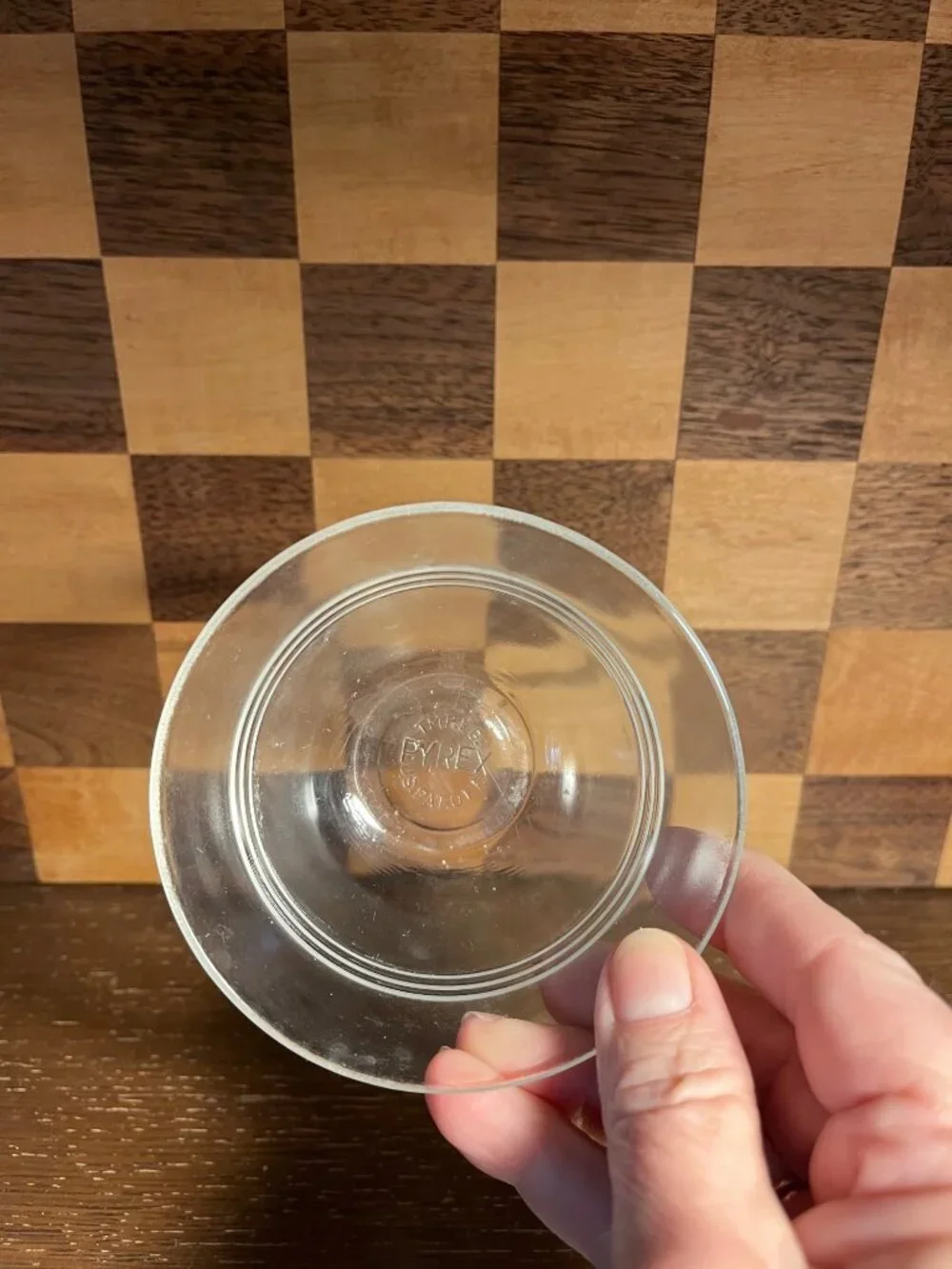 Pyrex Custard Cup 3 Rings A479, some wear